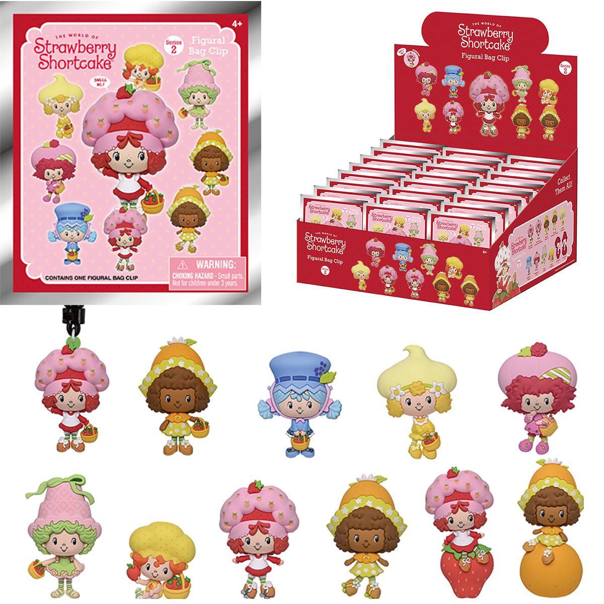 Strawberry Shortcake Series 2 3D Foam Bag Clip Blind Bag