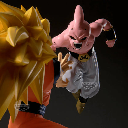Dragon Ball Z Majin Buu Pure Match Makers Figure - Official Banpresto vs SSJ3 Goku