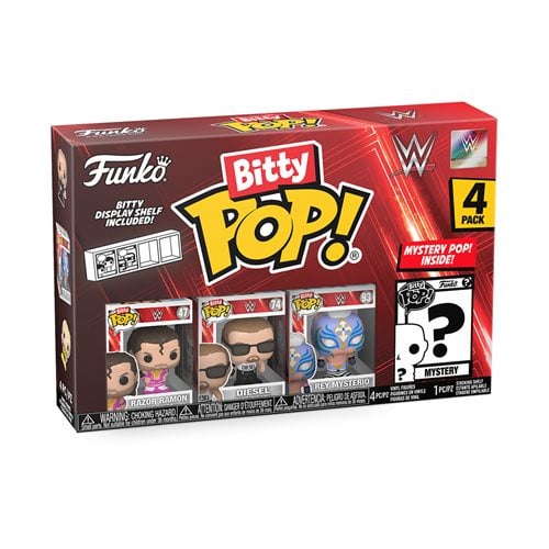 Funko WWE Bitty Pop! Mini-Figure 4-Pack - Select Set(s)