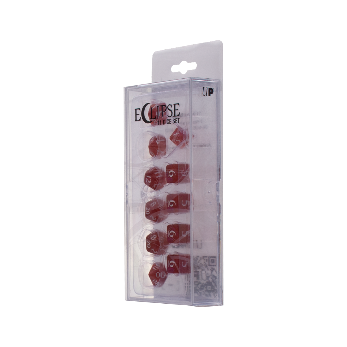 Ultra PRO: 11-Dice Set - Eclipse (Apple Red)