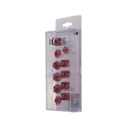 Ultra PRO: 11-Dice Set - Eclipse (Apple Red)