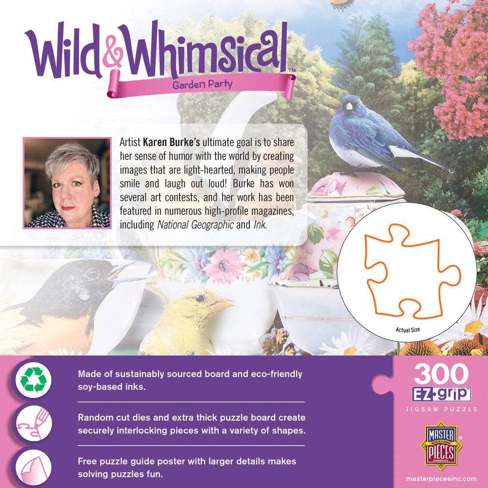 Wild & Whimsical - Garden Party 300 Piece EZ Grip Jigsaw Puzzle