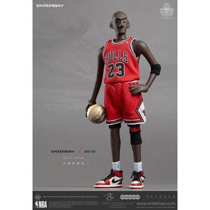 Enterbay x Eric So Michael Jordan Chicago Bulls Auswärtstrikot, Actionfigur im Maßstab 1:6