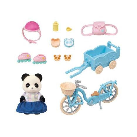 Calico Critters Cycle and Skate Set - Panda Girl