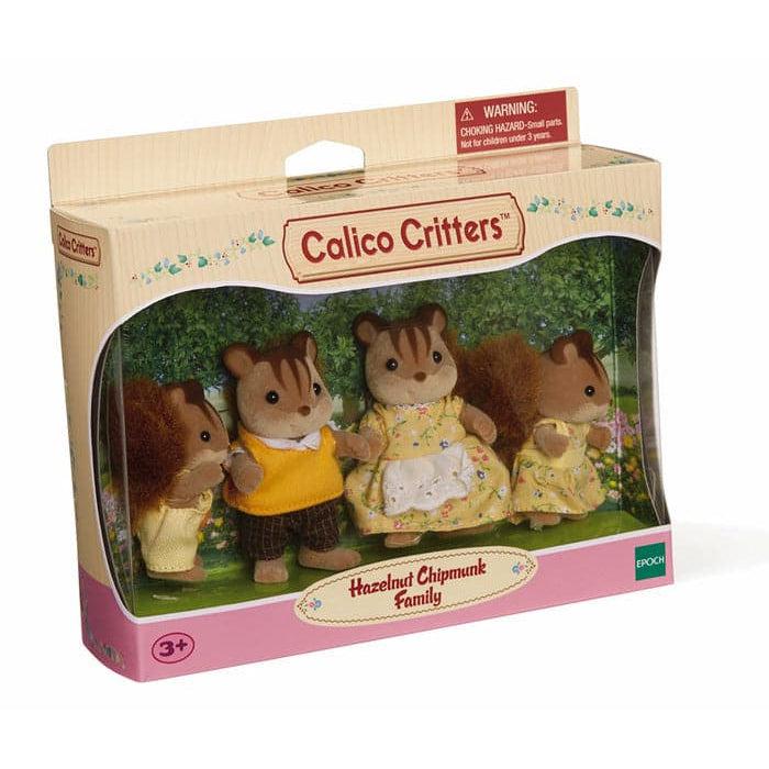 Calico Critters Hazelnut Chipmunk Family