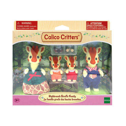 Calico Critters Highbranch Giraffe Family