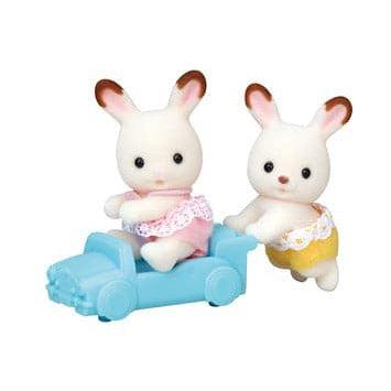 Calico Critters Chocolate Hopscotch Rabbit Twins