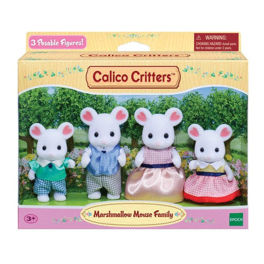 Calico Critters Marshmallow Mouse Family