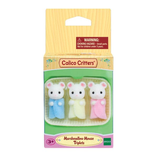 Calico Critters Marshmallow Mouse Triplets