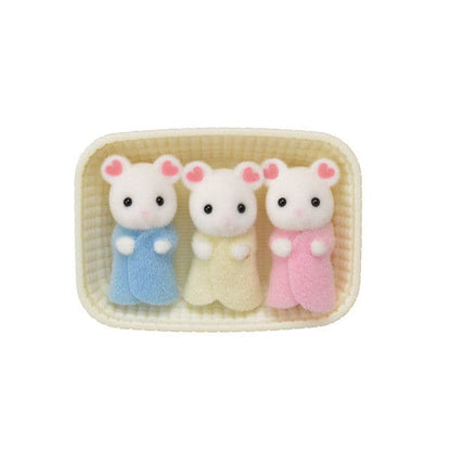 Calico Critters Marshmallow Mouse Triplets