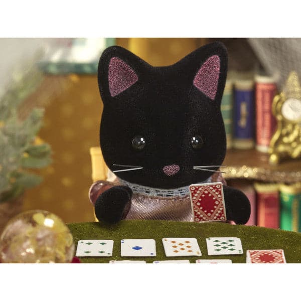 Calico Critters Midnight Cat Family