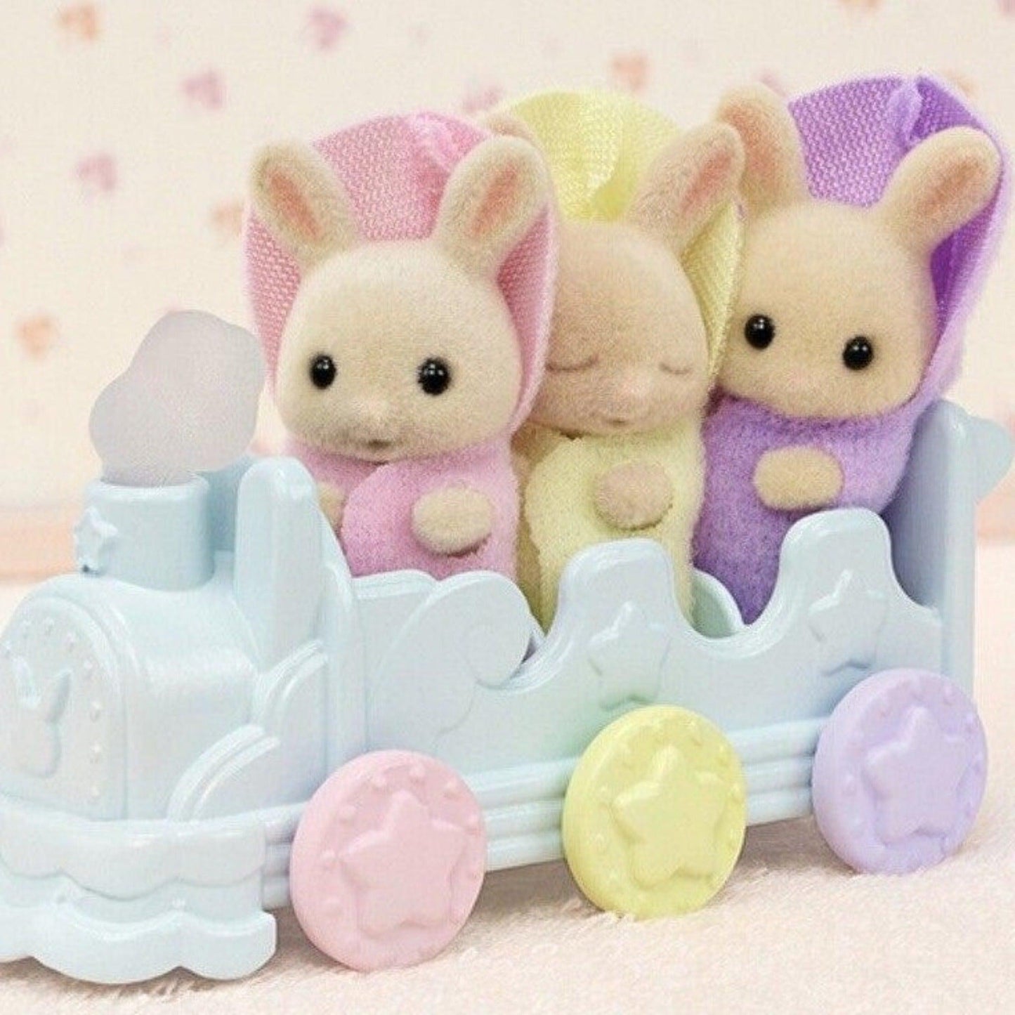 Calico Critters Triplets Baby Bathtime Set