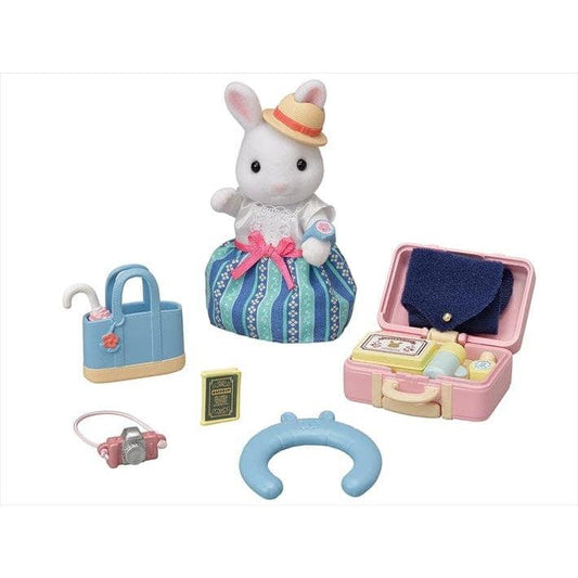 Calico Critters Weekend Travel Set Snow Rabbit Mother