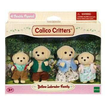 Calico Critters Yellow Labrador Family