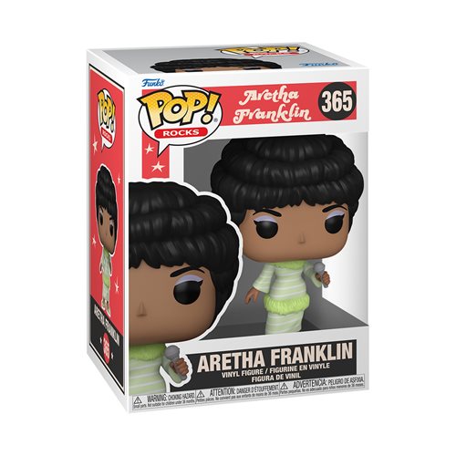 Funko Pop! 365 Rocks - Aretha Franklin(Green Dress) Vinyl Figure