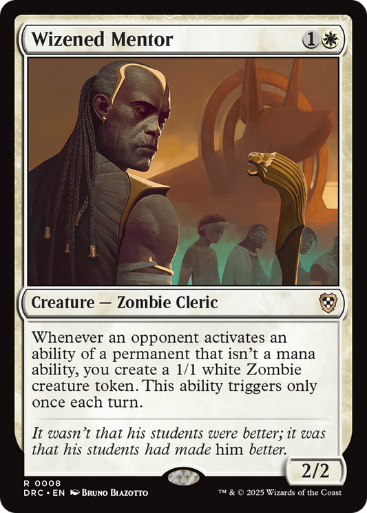 Wizened Mentor (DRC-008) - Commander: Aetherdrift