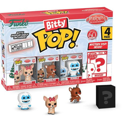 Funko Rudolph the Red-Nosed Reindeer Bitty Pop! Mini-Figure 4-Pack - Select Set(s)