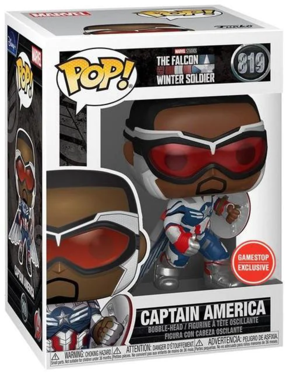 POP! Marvel: 819 TFATWS, CPT America Exclusive