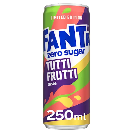 Fanta Tutti Fruitti Sugar Free (250ml) (UK)