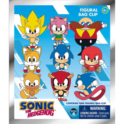 Sonic the Hedgehog Series 4 3D Foam Bag Clip Blind Bag