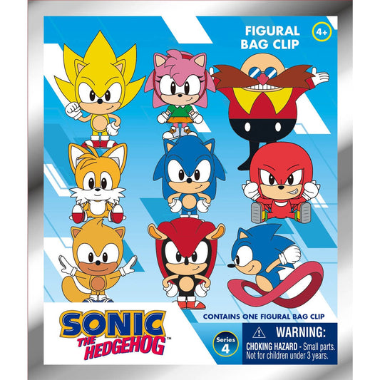Sonic the Hedgehog Series 4 3D Foam Bag Clip Blind Bag