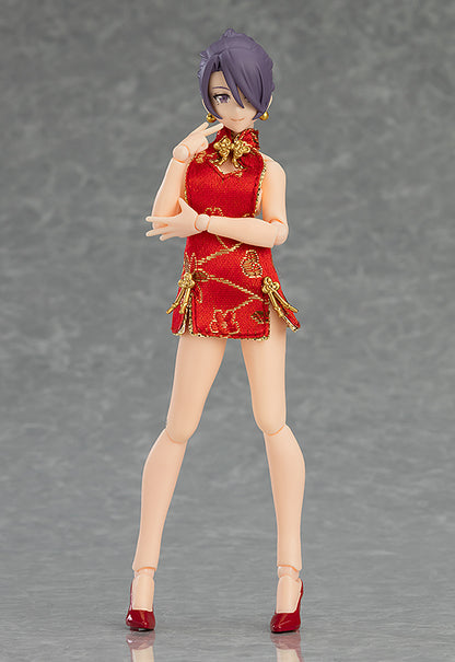 figma Styles Mini Skirt Chinese Dress Outfit