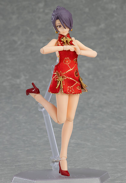 figma Styles Mini Skirt Chinese Dress Outfit