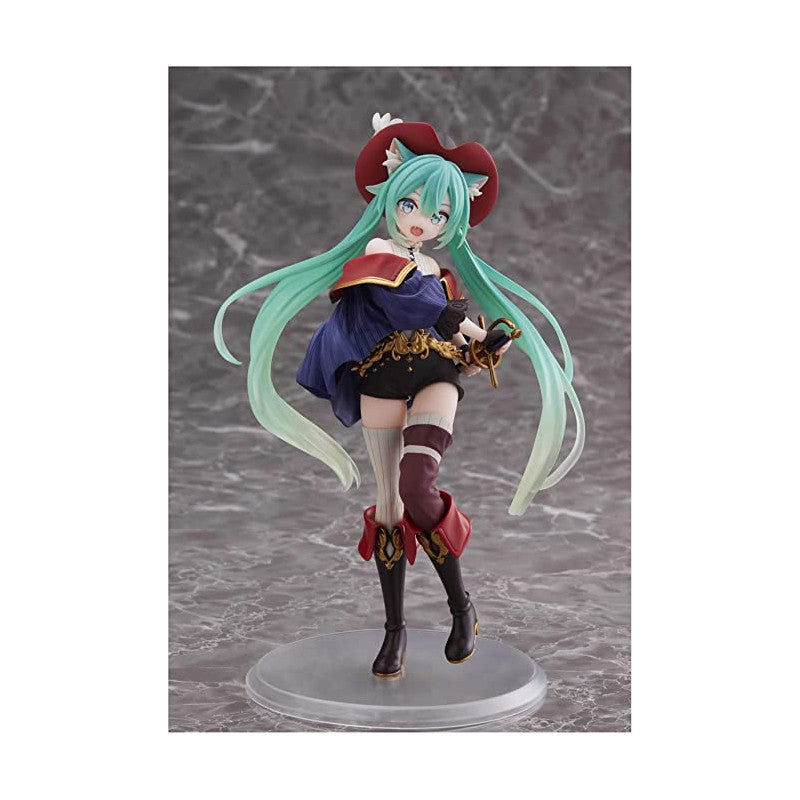Hatsune Miku Wonderland Cat in Boots Figure by Taito