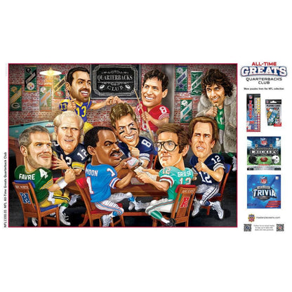 NFL Quarterbacks Club - All Time Greats 500 Piece Jigsaw Puzzle