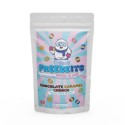 FREEZEITS Chocolate Caramel Crunch 3.1 oz. Bag