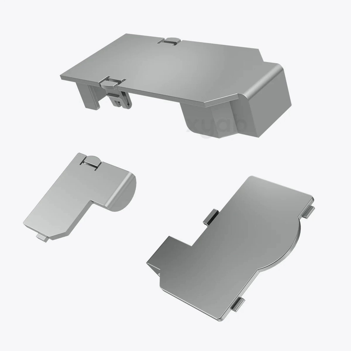 3 Piece Port Covers - Silver For Nintendo GameCube®