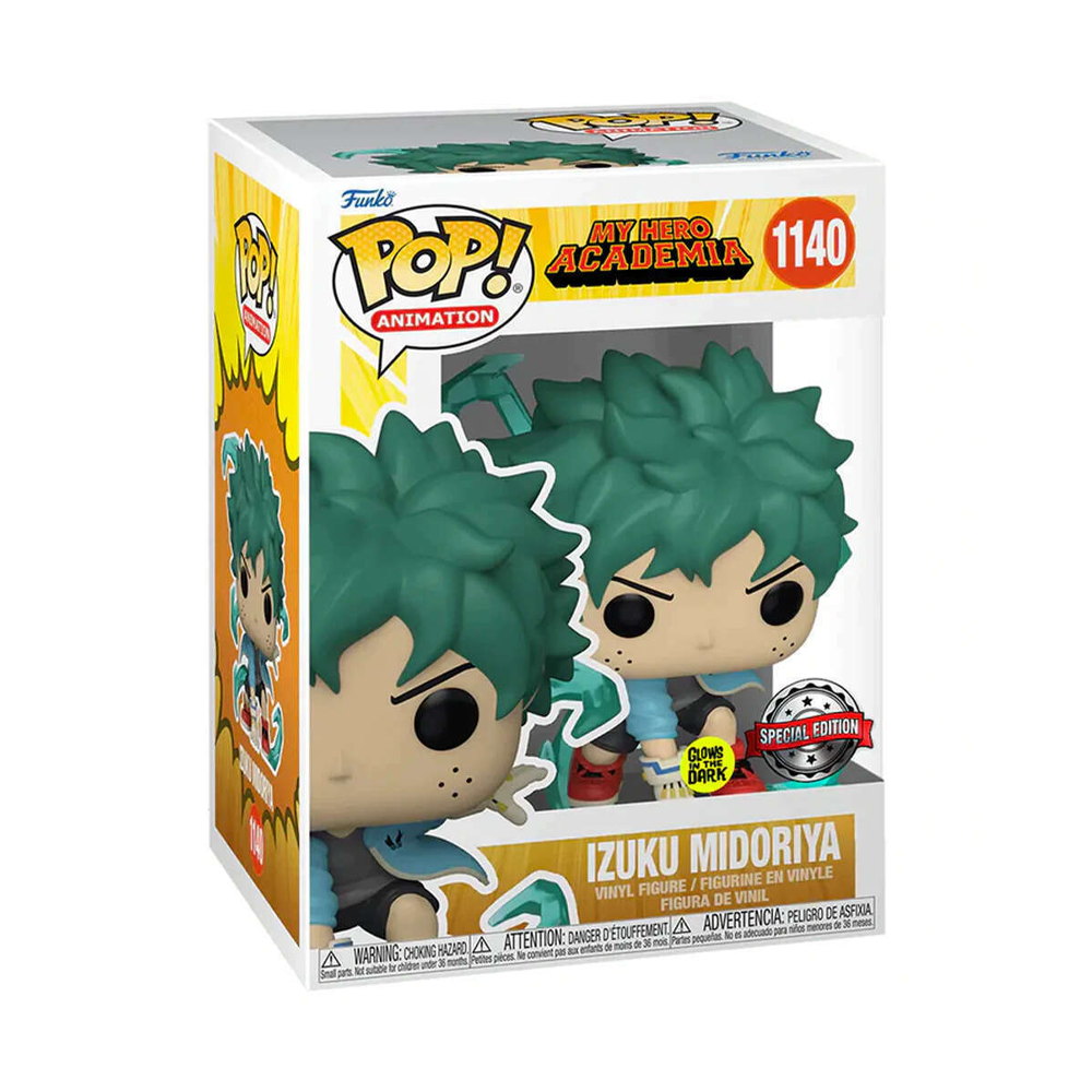 Funko POP! My Hero Academia - Izuku Midoriya with Gloves (Glow in the Dark) Vinyl Figure #1140 Special Edition Exclusive