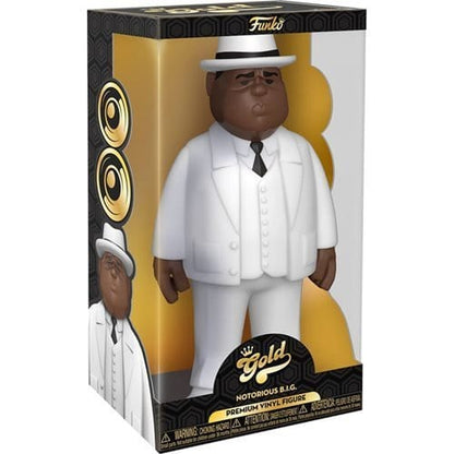 Funko Biggie Smalls White Suit 12-Inch Vinyl Gold Figure