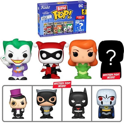 Funko Bitty Pop! Batman 1966 Mini-Figure 4-Pack - Select Set(s)