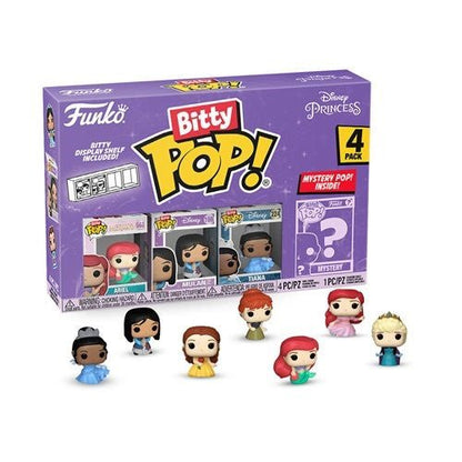 Funko Bitty Pop! Disney Princesses Mini-Figure 4-Pack - Select Set(s)