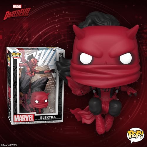 Funko Daredevil Elektra Pop! Comic Cover Figure