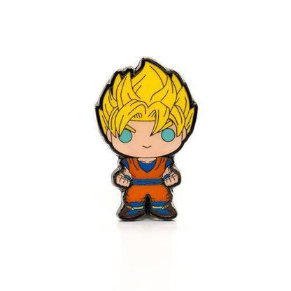 Funko Dragon Ball Z Super Saiyan Goku Pop! Enamel Pin - Entertainment Earth Exclusive