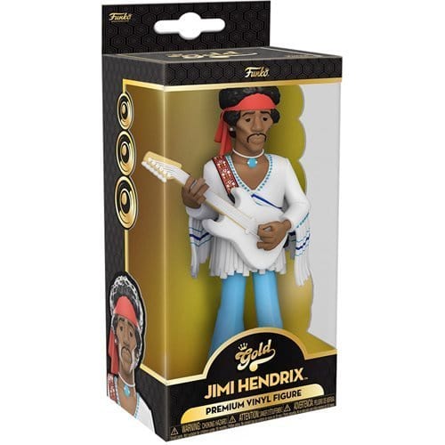 Funko Jimi Hendrix Woodstock 5-Inch Vinyl Gold Figure