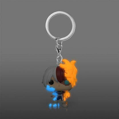 Funko My Hero Academia Shoto Todoroki GITD Pocket Pop! Key-chain - AAA Anime Exclusive