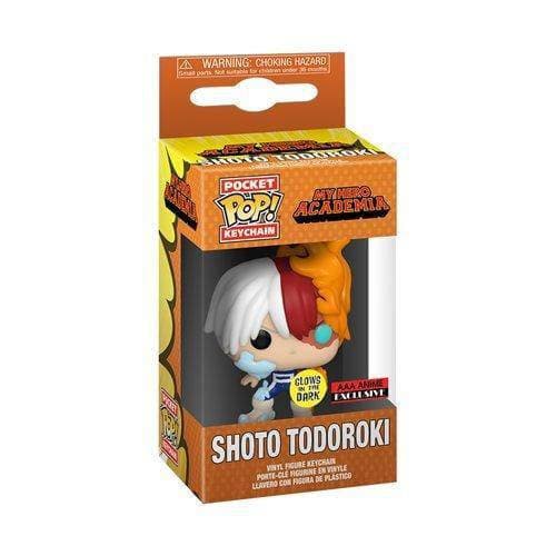 Funko My Hero Academia Shoto Todoroki GITD Pocket Pop! Key-chain - AAA Anime Exclusive