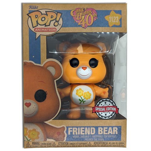 Funko Pop! 1123 Care Bears 40th Anniversary Friend Bear Vinyl Figure - Special Edition