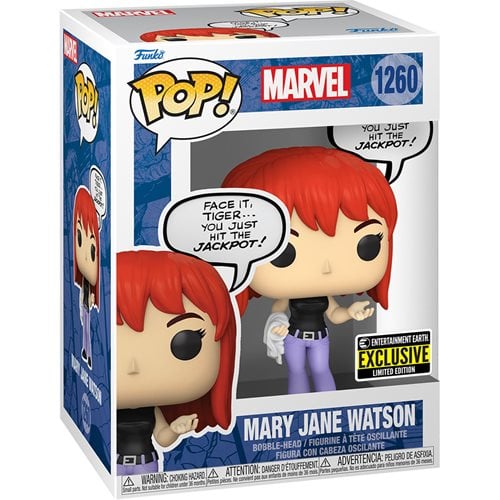 Funko Pop! 1260 - Marvel - Spider-Man - Mary Jane Watson Vinyl Figure  - Entertainment Earth Exclusive