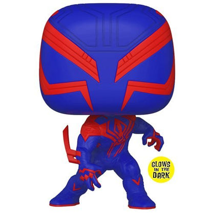 Funko Pop! 1267 - Marvel - Spider-Man: Across the Spider-Verse - Spider-Man 2099 Glow-in-the-Dark Vinyl Figure - Entertainment Earth Exclusive