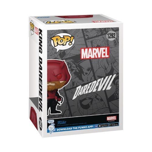 Funko Pop! 1292 - Marvel King Daredevil Bobblehead Figure - Previews Exclusive