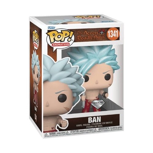 Funko Pop! 1341 Animation - Seven Deadly Sins - Ban Vinyl Figure - Diamond Collection Glitter