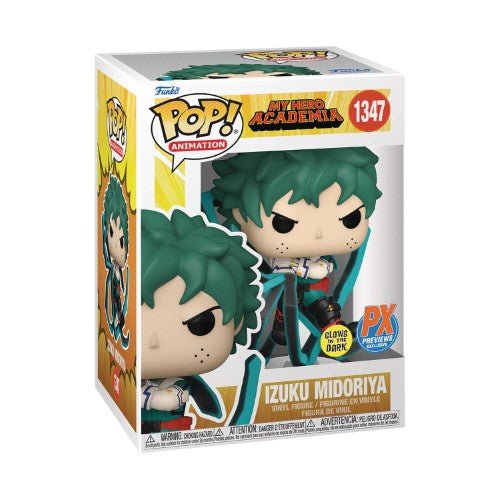 Funko Pop! 1347 Animation - My Hero Academia - Izuku Midoriya Glow-In-The-Dark Vinyl Figure - PX