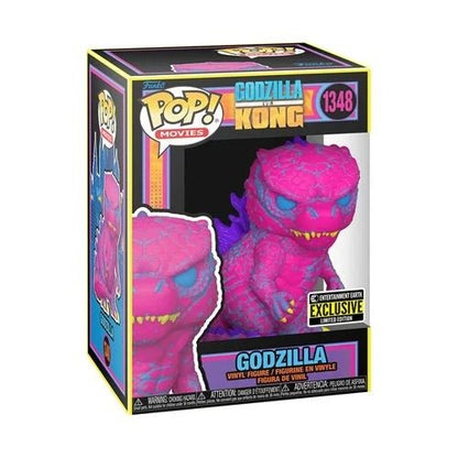 Funko Pop! 1348 - Godzilla vs. Kong - Godzilla Black Light Vinyl Figure - Entertainment Earth Exclusive