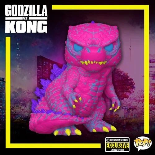 Funko Pop! 1348 - Godzilla vs. Kong - Godzilla Black Light Vinyl Figure - Entertainment Earth Exclusive