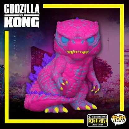 Funko Pop! 1348 - Godzilla vs. Kong - Godzilla Black Light Vinyl Figure - Entertainment Earth Exclusive