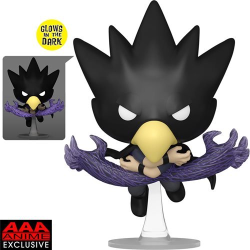 Funko Pop! 1351 Animation - My Hero Academia Fumikage Tokoyami Glow-in-the-Dark AAA Exclusive